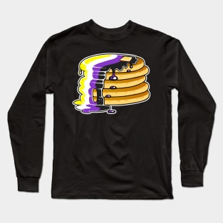 Nonbinary Pride Pancakes LGBT Long Sleeve T-Shirt